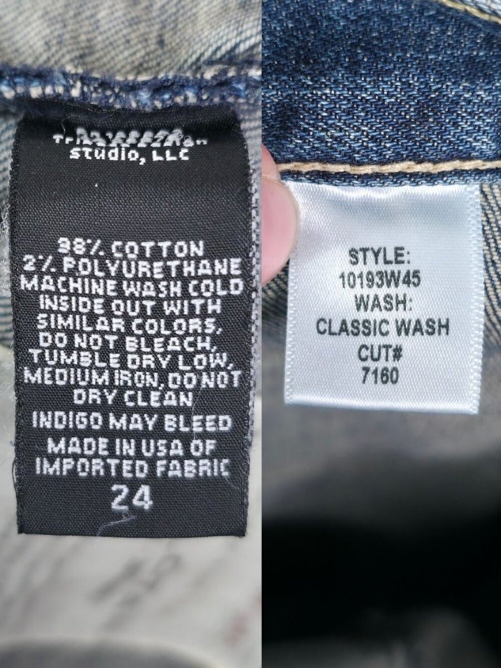 Nili Lotan Shon Jean Classic Wash Barrel Leg Denim Ankle Cropped Size 24 - Picture 8 of 10